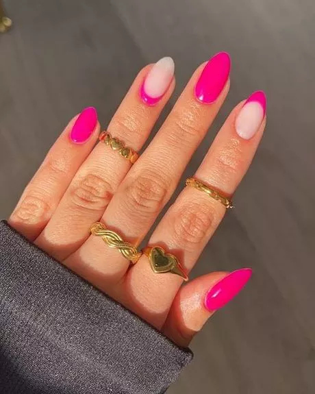 hot-pink-short-nail-designs-36_2-11 Modele de unghii scurte Roz Aprins