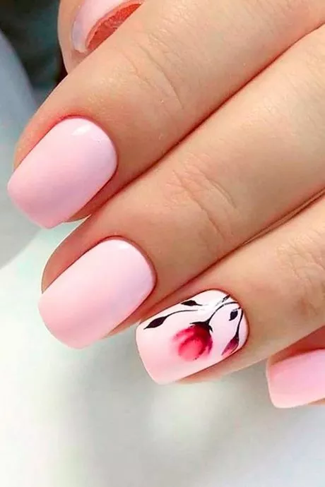 hot-pink-short-nail-designs-36_7-18 Modele de unghii scurte Roz Aprins