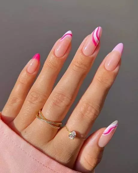 hot-pink-swirl-nails-63_6-13 Roz fierbinte vârtej cuie
