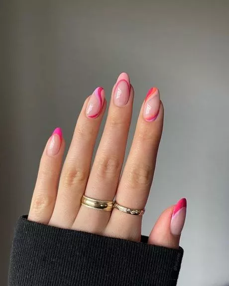 hot-pink-swirl-nails-63_8-17 Roz fierbinte vârtej cuie