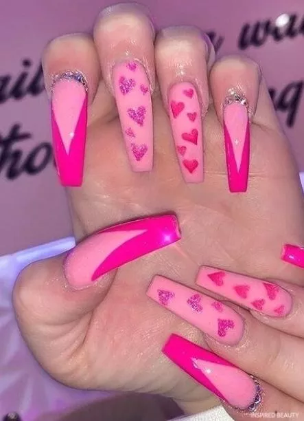 hot-pink-valentine-nails-62-1 Hot roz valentine unghii