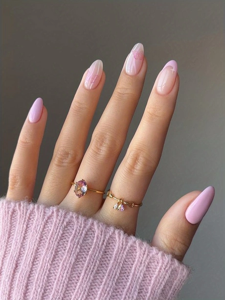 light-pink-short-almond-nails-59_3-10 Unghii scurte de migdale roz deschis