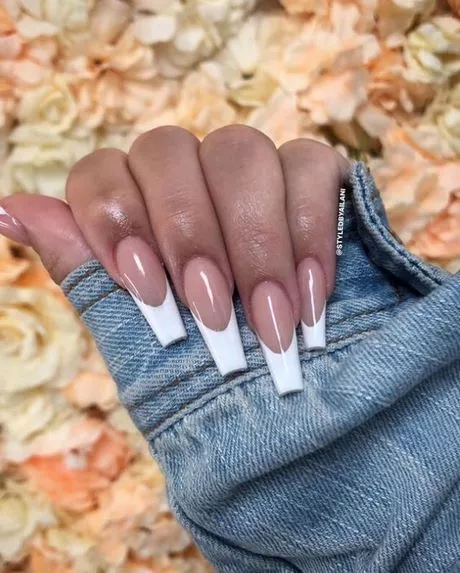 long-coffin-french-tip-nails-28_4-12 Sicriu lung franceză sfat cuie