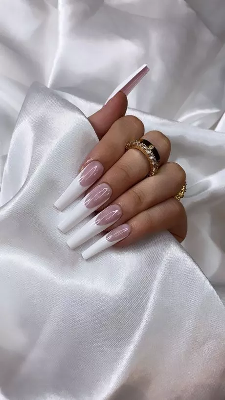 long-coffin-french-tip-nails-28_6-14 Sicriu lung franceză sfat cuie
