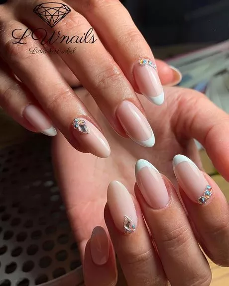 long-french-tip-nails-with-diamonds-20_15-8 Unghii lungi cu vârf francez cu diamante