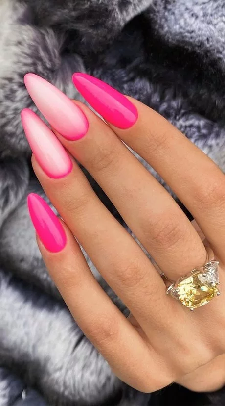 long-hot-pink-nails-31_7-15 Unghii lungi roz roz