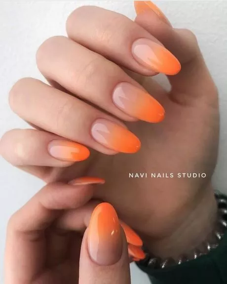 long-orange-nails-designs-59_5-15 Modele lungi de unghii portocalii