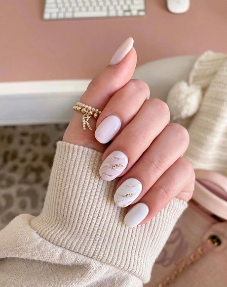 marble-pink-and-white-nails-69_7-15 Marmură roz și unghii albe