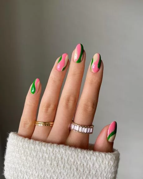 nail-art-designs-in-pink-color-44_3-10 Modele de unghii în culoare Roz