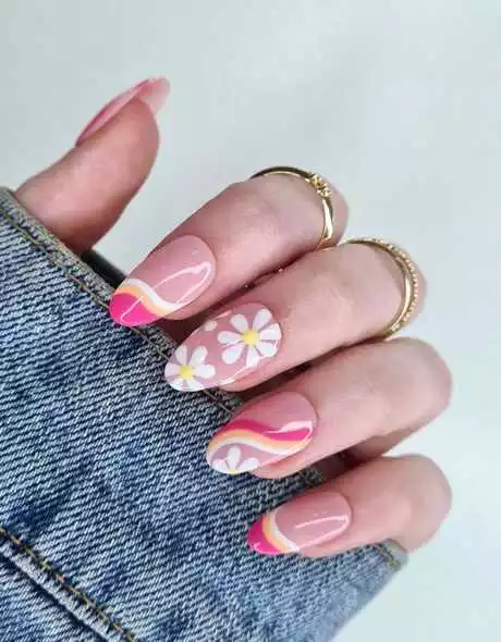nail-art-designs-in-pink-color-44_5-14 Modele de unghii în culoare Roz