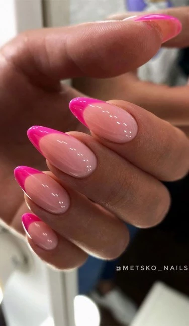neon-pink-french-tip-nails-43_4-11 Neon roz Franceză sfat cuie