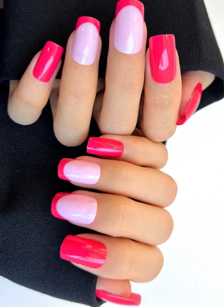 neon-pink-french-tip-nails-43_4-12 Neon roz Franceză sfat cuie