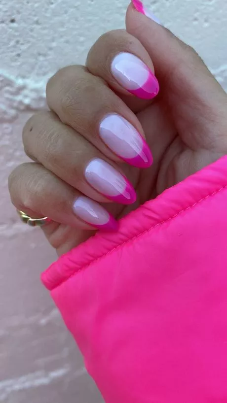 neon-pink-french-tip-nails-43_9-17 Neon roz Franceză sfat cuie