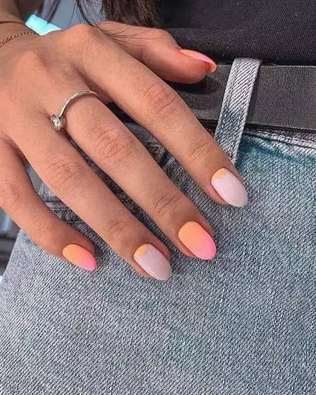 ombre-nails-orange-and-pink-21_10-3 Ombre unghii portocaliu și roz