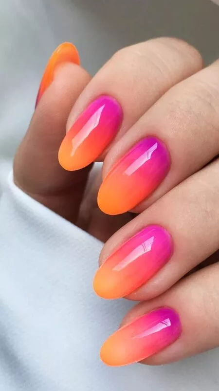 ombre-nails-orange-and-pink-21_13-6 Ombre unghii portocaliu și roz