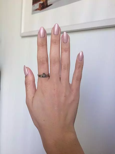 pale-pink-almond-nails-41-1 Unghii de migdale roz pal