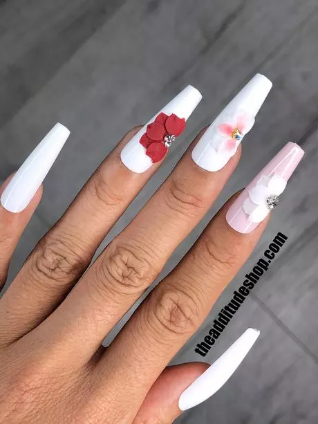 pink-3d-flower-nails-44-2 Unghii de flori 3D roz