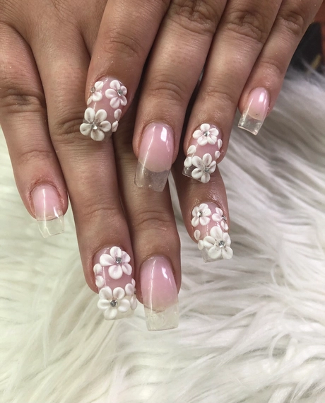 pink-3d-flower-nails-44-3 Unghii de flori 3D roz