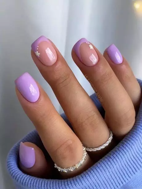 pink-and-purple-nails-short-52_12-6 Unghii roz și violet scurte