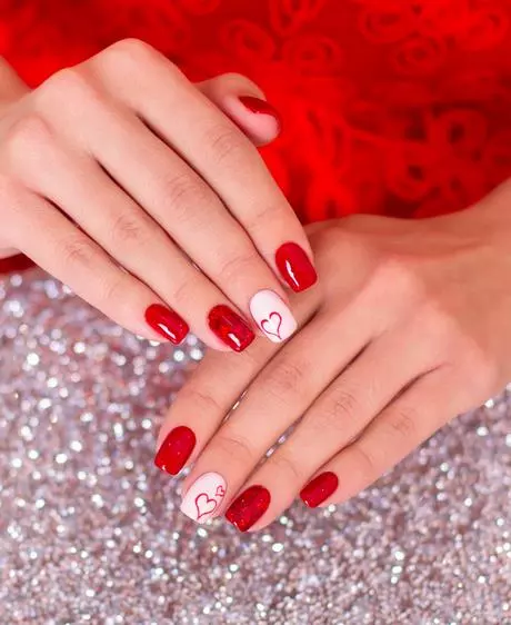 pink-and-red-nails-designs-49-1 Modele de unghii roz și roșii