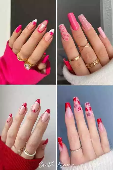 pink-and-red-valentines-nails-44_15-9 Roz și roșu Valentines unghii