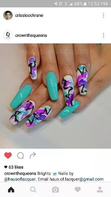 pink-and-teal-nail-ideas-73_15-9 Idei de unghii roz și teal