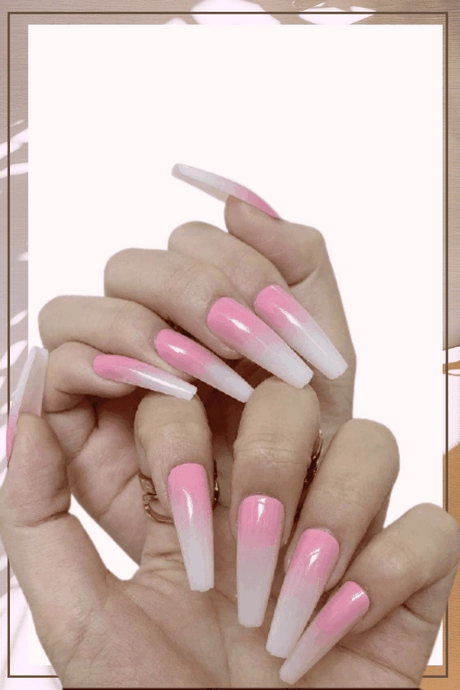 pink-and-white-french-tip-61-3 Roz și alb franceză sfat
