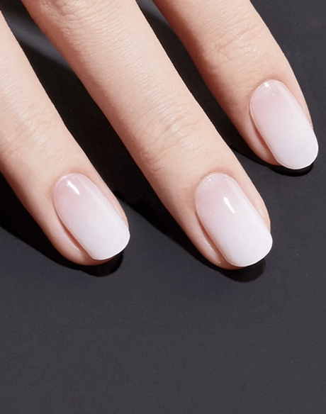 pink-and-white-ombre-nails-short-50-3 Unghii ombre roz și alb scurte