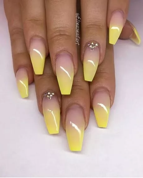 pink-and-yellow-ombre-nails-73-2 Unghii ombre roz și galben