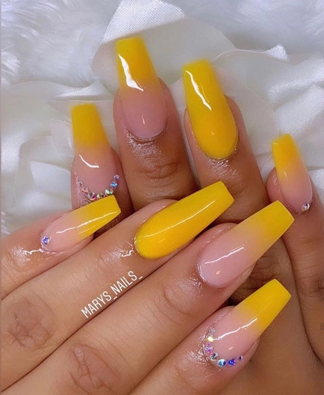 pink-and-yellow-ombre-nails-73-3 Unghii ombre roz și galben