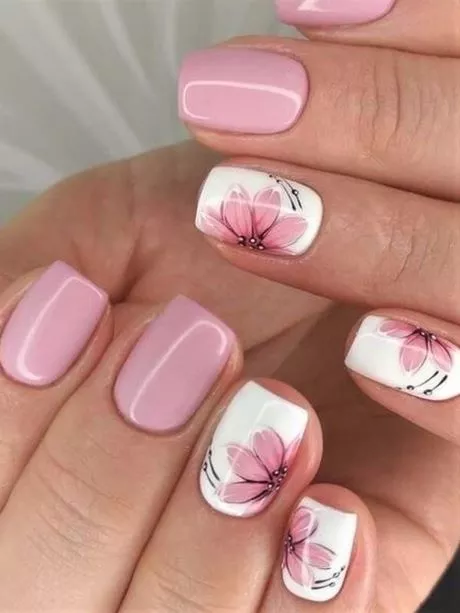 pink-floral-nail-designs-01_4-13 Modele de unghii florale roz