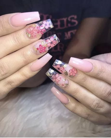 pink-flower-acrylic-nails-29-2 Unghii acrilice cu flori roz