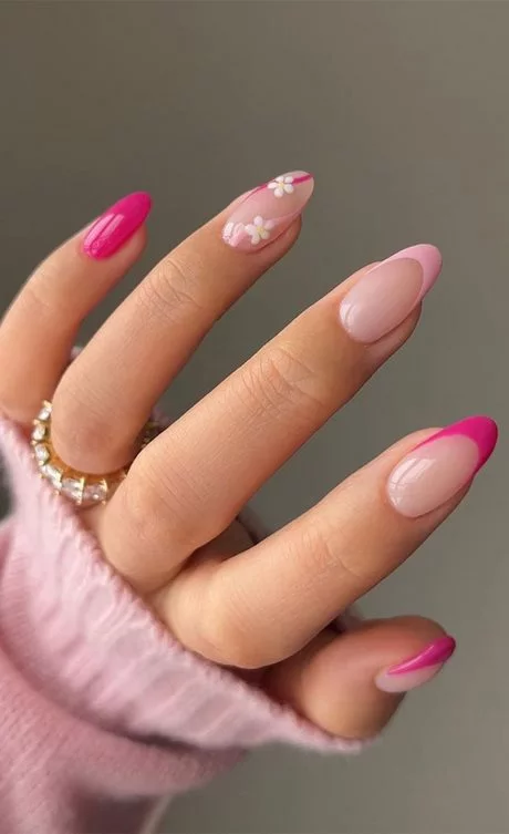 pink-flowers-nails-82_5-10 Flori roz Unghii