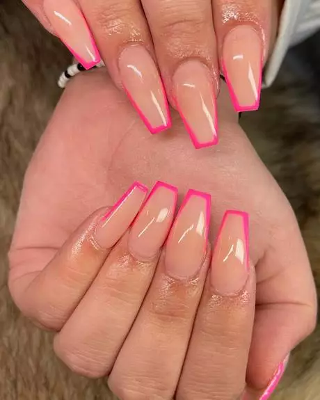pink-french-tip-nail-23-1 Roz Franceză sfat unghii