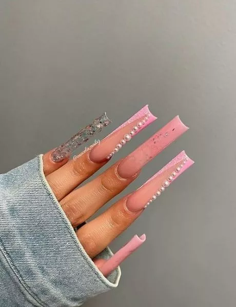 pink-glitter-nails-acrylic-91_14-6 Unghii roz sclipici acrilice