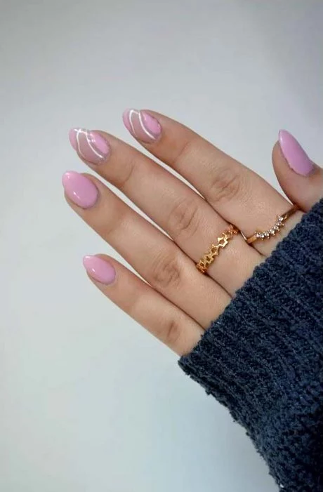 pink-line-nail-designs-34_3-13 Modele de unghii cu linie roz