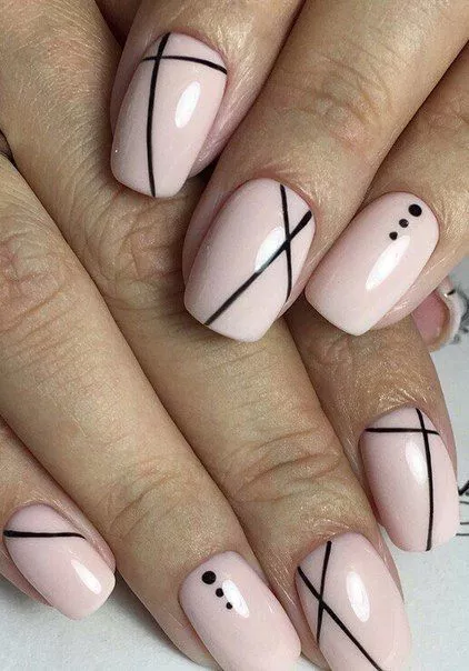 pink-line-nail-designs-34_5-15 Modele de unghii cu linie roz