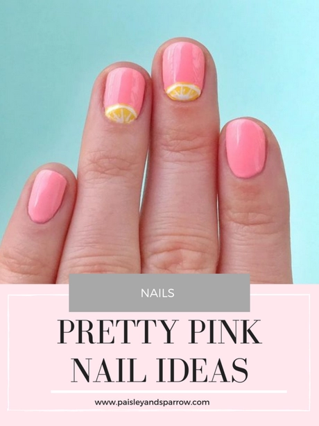 pink-nail-designs-short-09-3 Modele de unghii roz scurte