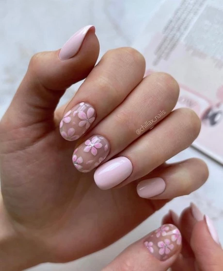 pink-nail-designs-with-flowers-83_15-8 Modele de unghii roz cu flori