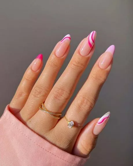 pink-nails-almond-34-1 Unghii roz migdale