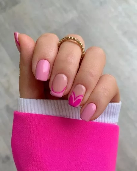 pink-nails-cute-14_6-13 Unghii roz drăguț