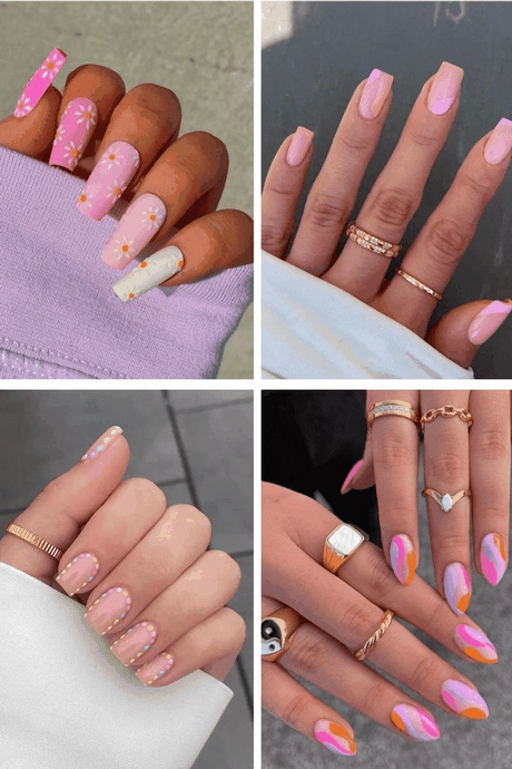 pink-nails-with-swirls-81-3 Unghii roz cu vârtejuri