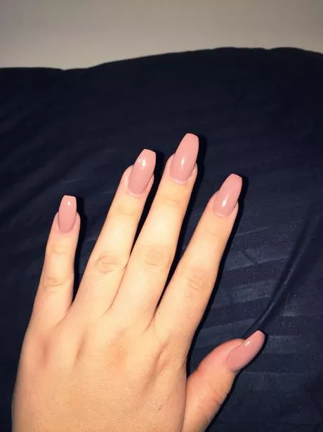 pink-nude-coffin-nails-14-2 Roz nud sicriu cuie