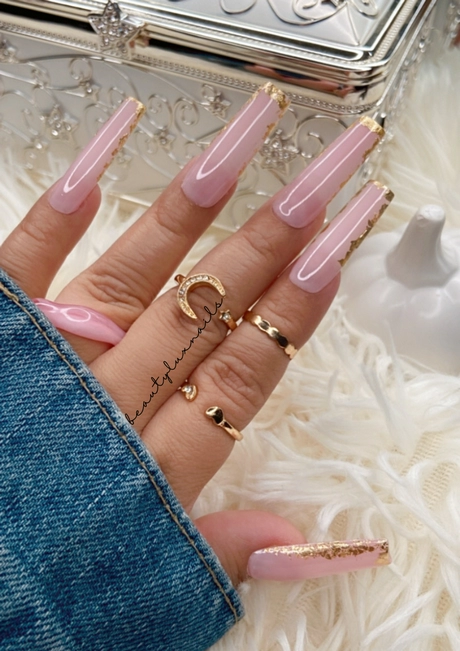 pink-nude-coffin-nails-14_2-8 Roz nud sicriu cuie
