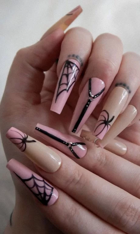pink-nude-coffin-nails-14_4-11 Roz nud sicriu cuie