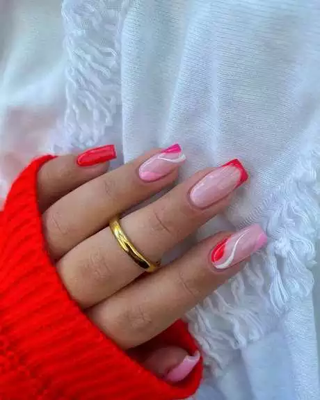 pink-red-nail-designs-87_2-12 Modele de unghii roșii roz