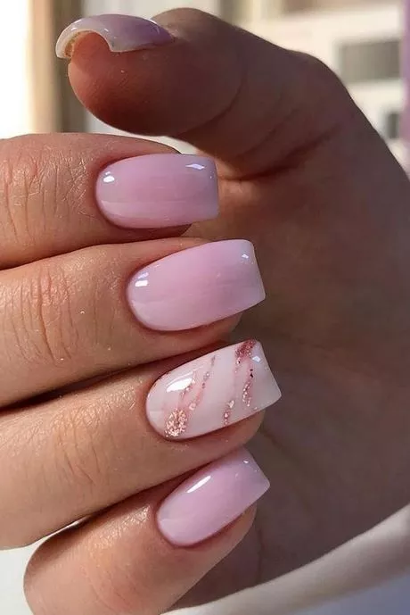 pink-short-nail-ideas-88_7-17 Idei de unghii scurte roz