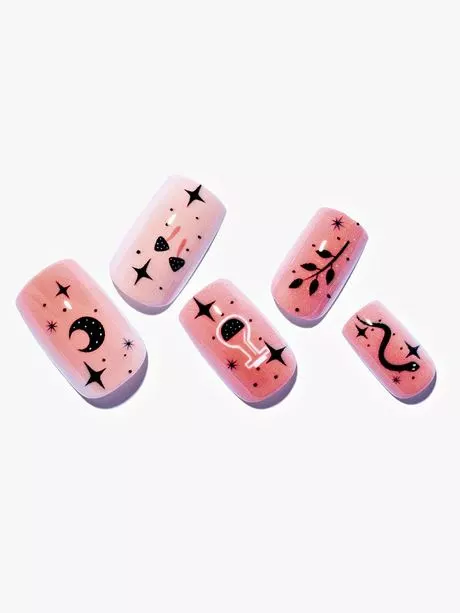 pink-square-nail-designs-49_5-12 Modele de unghii pătrate roz