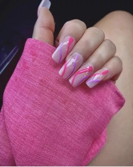 pink-tapered-square-nails-29-1 Unghii pătrate conice roz