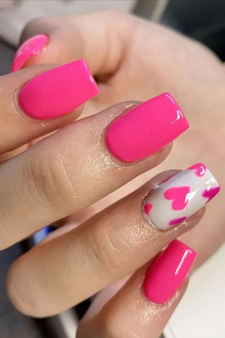 pink-valentine-nail-designs-80_11-5 Modele de unghii roz valentine